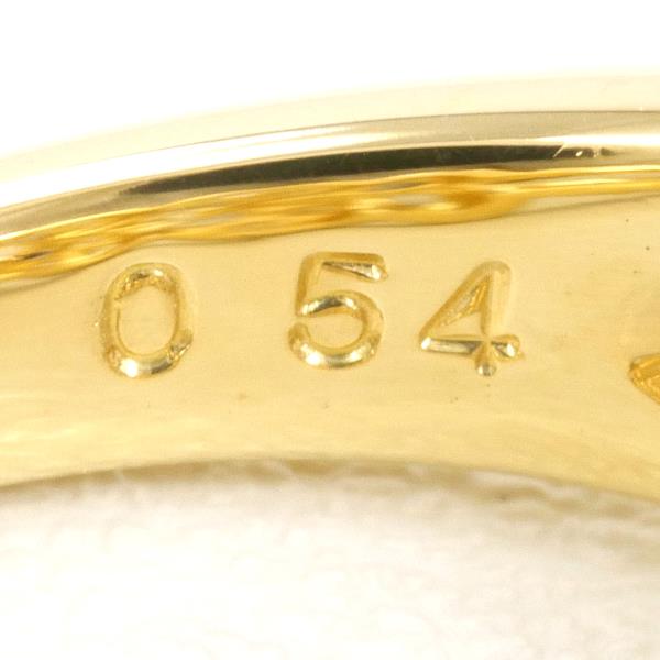 K18 18金 YG リング 指輪 9.5号 ダイヤ 0.54 カード鑑別書 ジュエリー 中古 pattayablatt.com