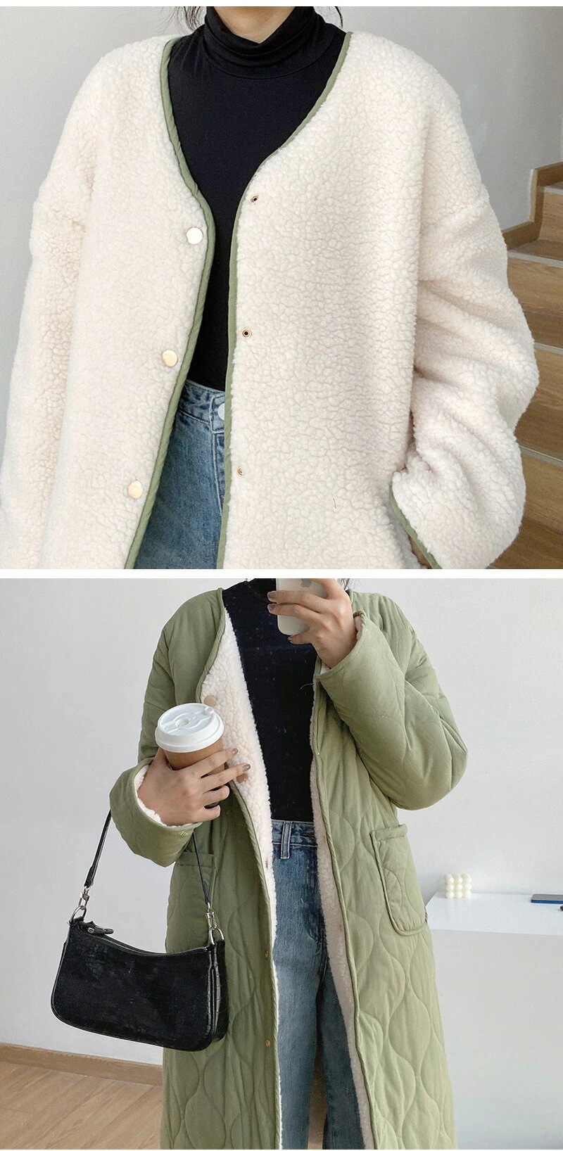 キルティングコート ボアコート リバーシブル ロング丈 レディース リバーシブルコートノーカラー ジャケット キルトコート あたたかい 防寒 ふわふわ あったか 大きいサイズ 軽い 暖かい 軽量 も キルティングコート ボアコート リバーシブル ロング丈 レディース リバーシブルコートノーカラー ジャケット キルトコート あたたかい 防寒 ふわふわ あったか 大きいサイズ 軽い 暖かい 軽量 も