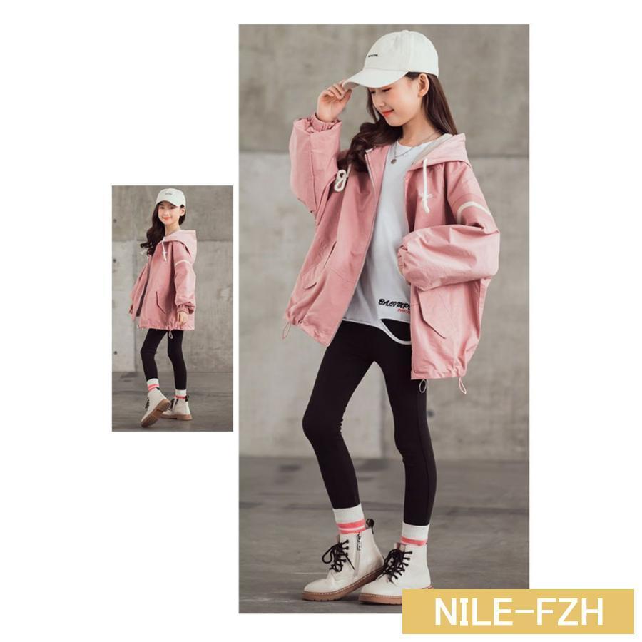 【2枚購入で 280円OFF!】タイムセール スプリングコート 女の子 薄手 マウンテンパーカー キッズ ジャンパー ウインドブレーカー ジャージ 切り替え 春 アウター フ今月の新型