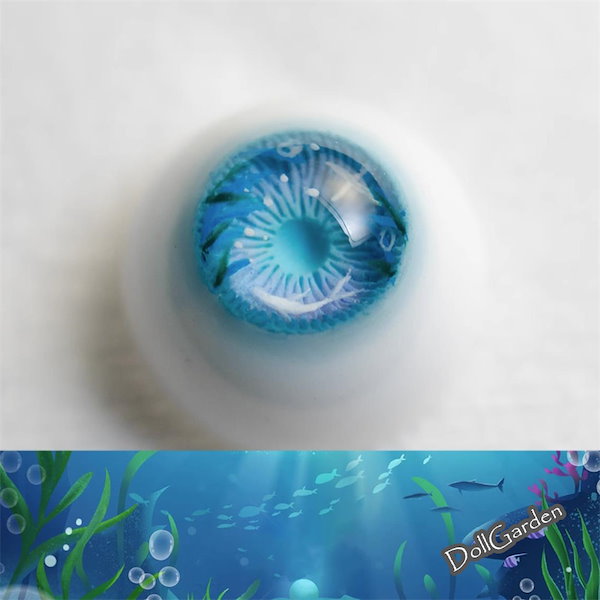 Qoo10] BJD ドール アイ 『海の精霊』 ブル