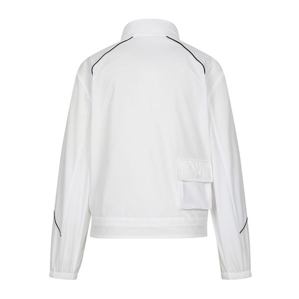 (Phantom) レディースラインカラーアウトポケットアノラックジャンパー