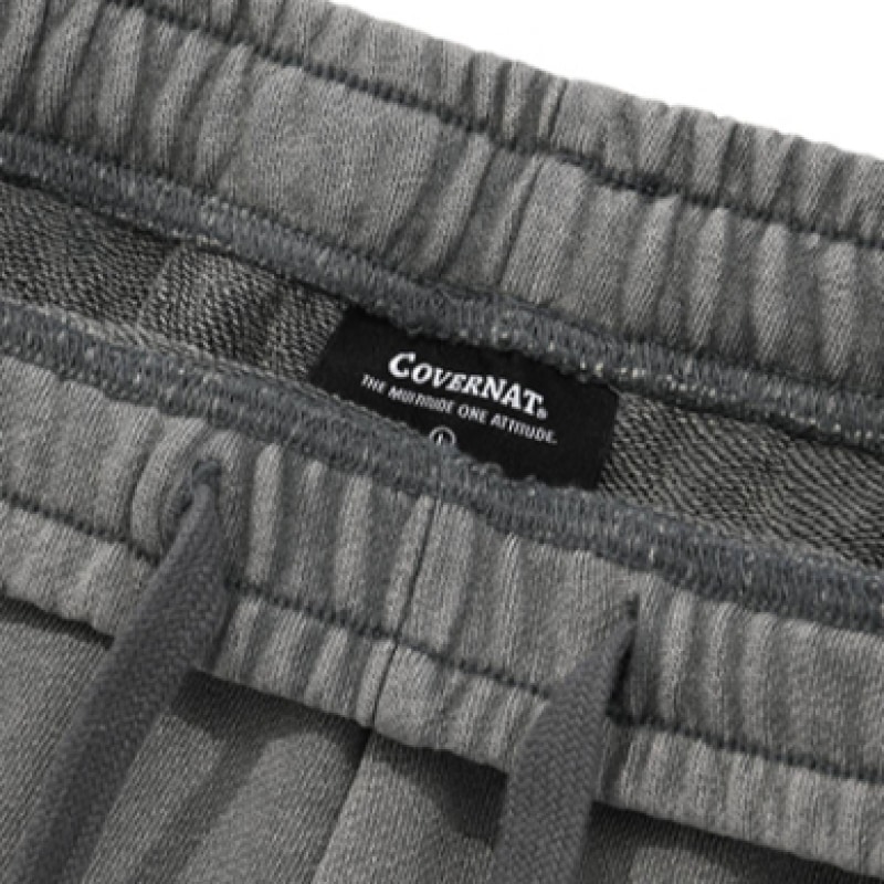 COVERNAT ピグメントスウェットショーツチャコール