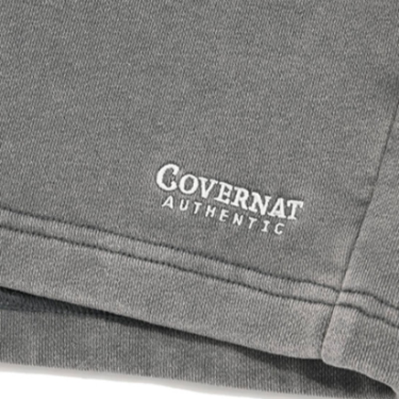 COVERNAT ピグメントスウェットショーツチャコール