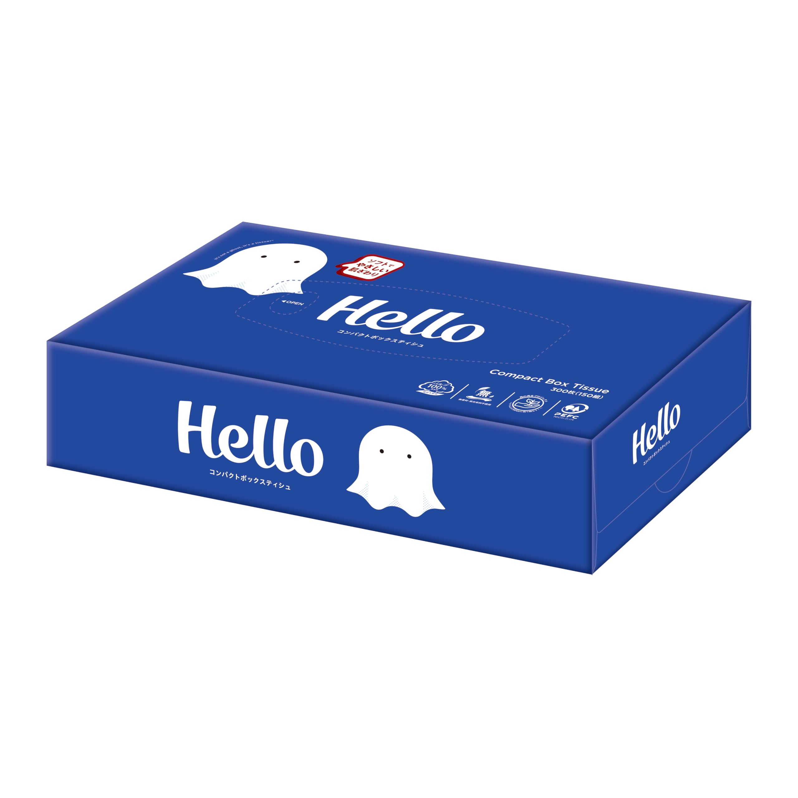【ケース販売】ユニバーサル・ペーパー コンパクトボックスティシュ 150組(300枚) 5個/パック x 12パック入 8172 【ケース販売】ユニバーサル・ペーパー コンパクトボックスティシュ 150組(300枚) 5個/パック x 12パック入 8172