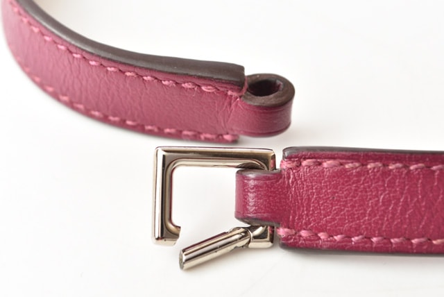 エルメス バングル/ブレスレット HERMES ナイト バングル レザー Sサイズ ブラック/シルバー アクセサリー エルメス バングル/ブレスレット HERMES ナイト バングル レザー Sサイズ ブラック/シルバー アクセサリー