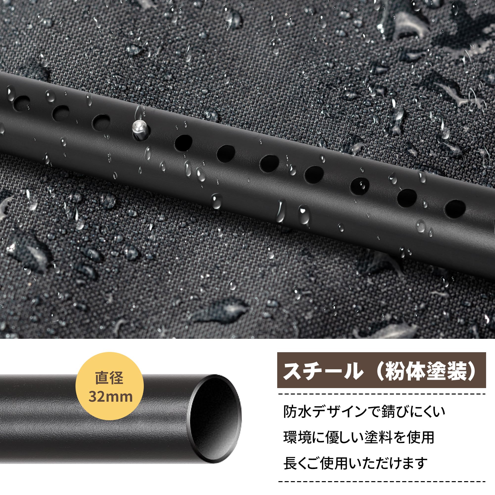 チチロバ(TITIROBA) ハンガーラック 突っ張り ハンガーポール 服掛け 全体耐荷重90kg 高さ110-310cm 落ちにくいフック ツッパリハンガーラック 服 収納 組立かんたん コートハン チチロバ(TITIROBA) ハンガーラック 突っ張り ハンガーポール 服掛け 全体耐荷重90kg 高さ110-310cm 落ちにくいフック ツッパリハンガーラック 服 収納 組立かんたん コートハン