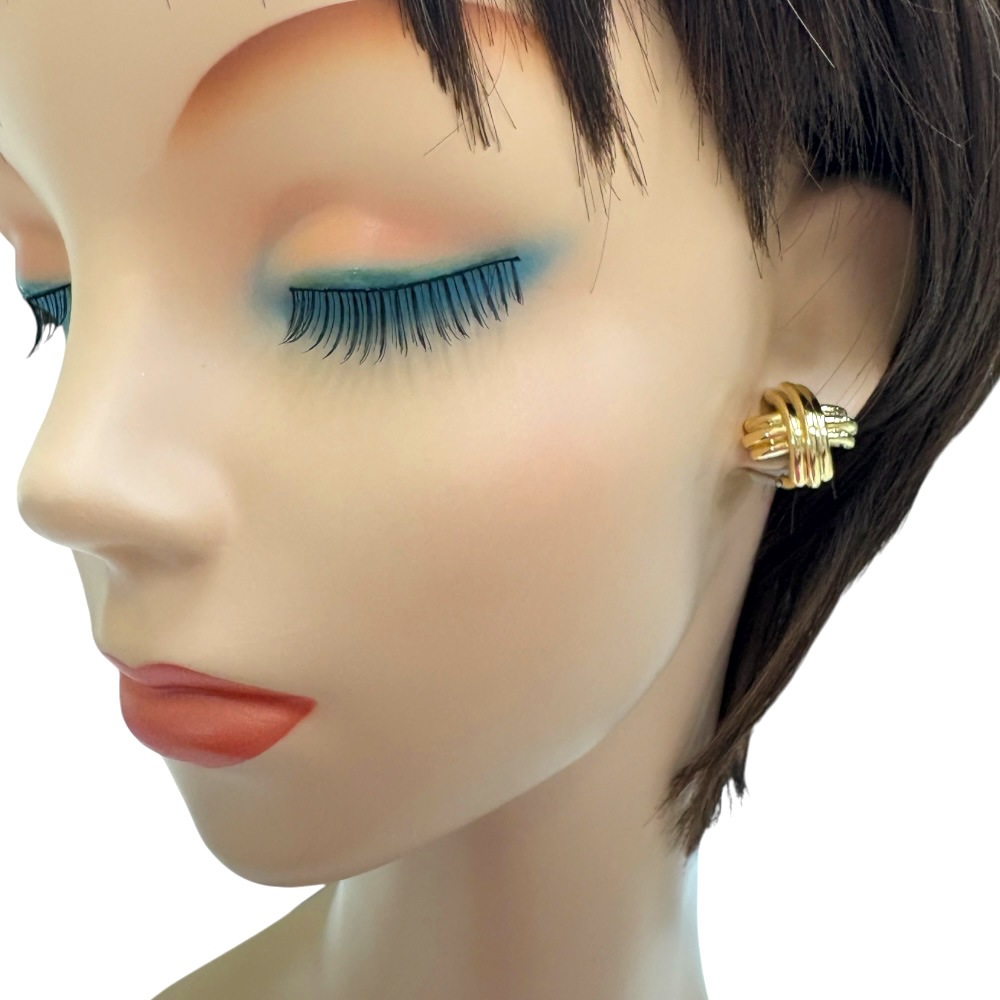 ティファニー シグネチャー イヤリング 18金 K18イエローゴールド TIFFANY&Co. 中古 美品 ティファニー シグネチャー イヤリング 18金 K18イエローゴールド TIFFANY&Co. 中古 美品