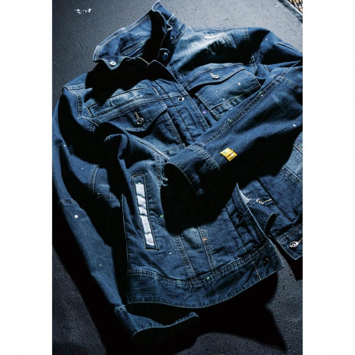 アイズフロンティア 冷感デニムワークジャケット 79 ネオスプラッシュブルー L 7450S アイズフロンティア 冷感デニムワークジャケット 79 ネオスプラッシュブルー L 7450S