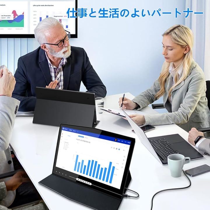 有機elモバイルモニター 13.3インチ 2K タッチパネル 100% DCI-P3 色域 AM-OLED ポータブルディスプレイ タッチペン対応(13.3インチ2K有機ELタッチ)