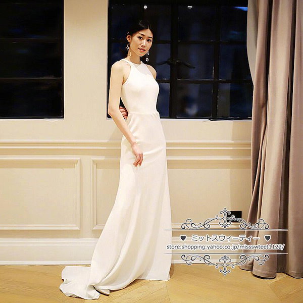 Qoo10] ウェディングドレス 二次会 結婚式 ブラ