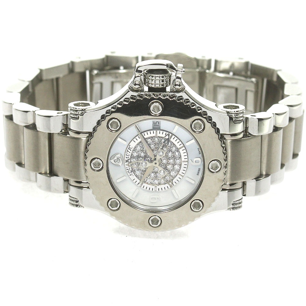 アクアノウティック AQUANAUTIC ファーストクーダ デイト ダイヤモンド クォーツ レディース _841677【中古】 アクアノウティック AQUANAUTIC ファーストクーダ デイト ダイヤモンド クォーツ レディース _841677【中古】