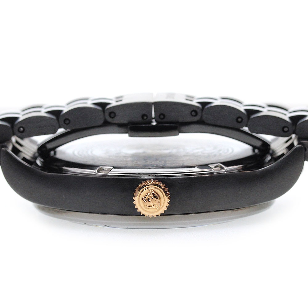ヴェルサーチ VERSACE ヘレニウム デイト クォーツ メンズ _846105【中古】