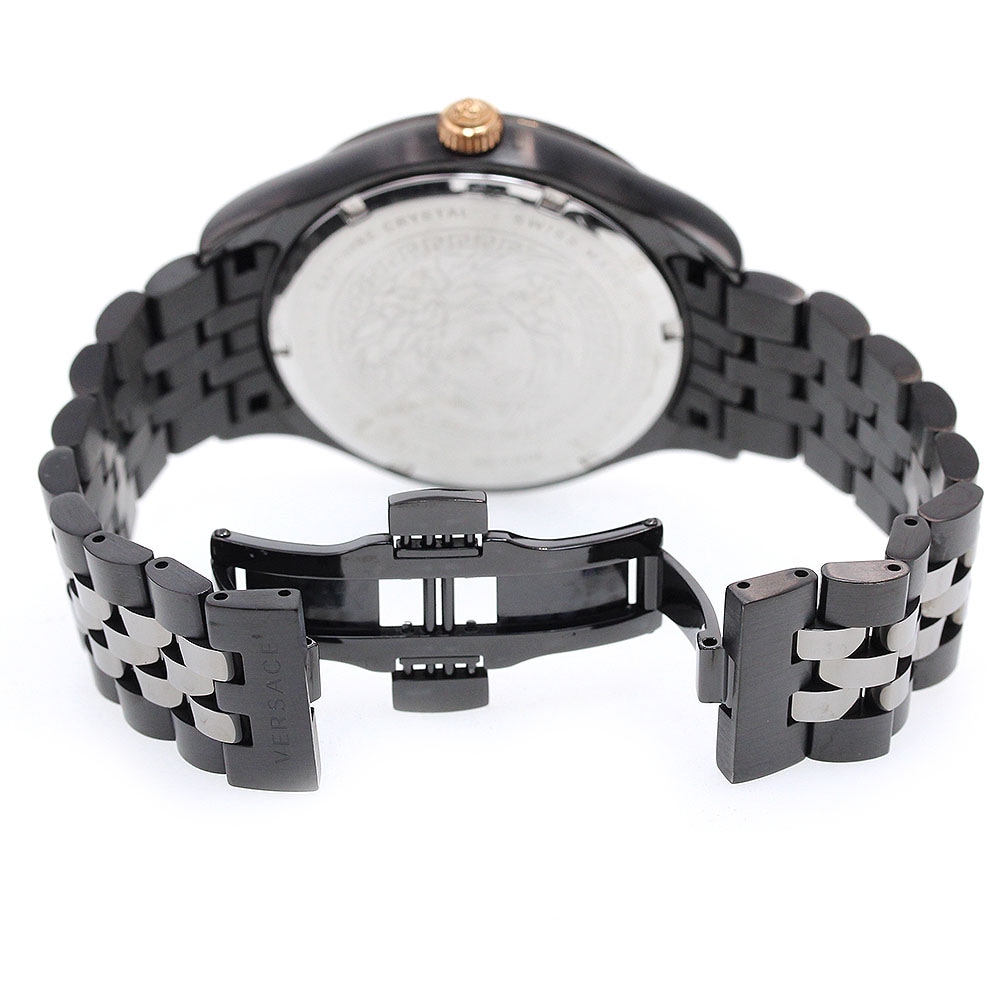 ヴェルサーチ VERSACE ヘレニウム デイト クォーツ メンズ _846105【中古】