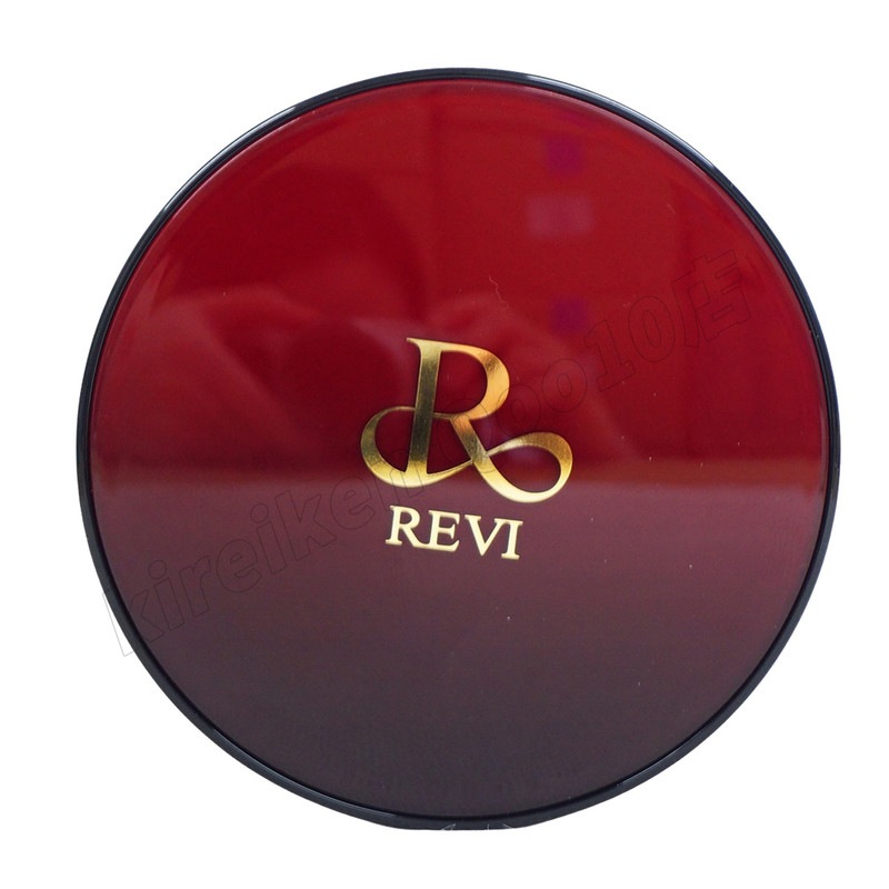 REVI ルヴィ 陶肌ファンデーション 15g ケース付 専用パフ2枚入 赤 REVI ルヴィ 陶肌ファンデーション 15g ケース付 専用パフ2枚入 赤