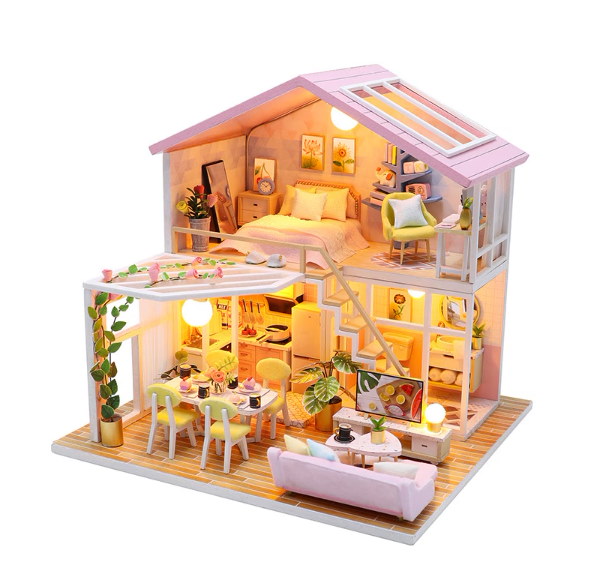 Qoo10] ドールハウス ミニチュアハウス 和風 手