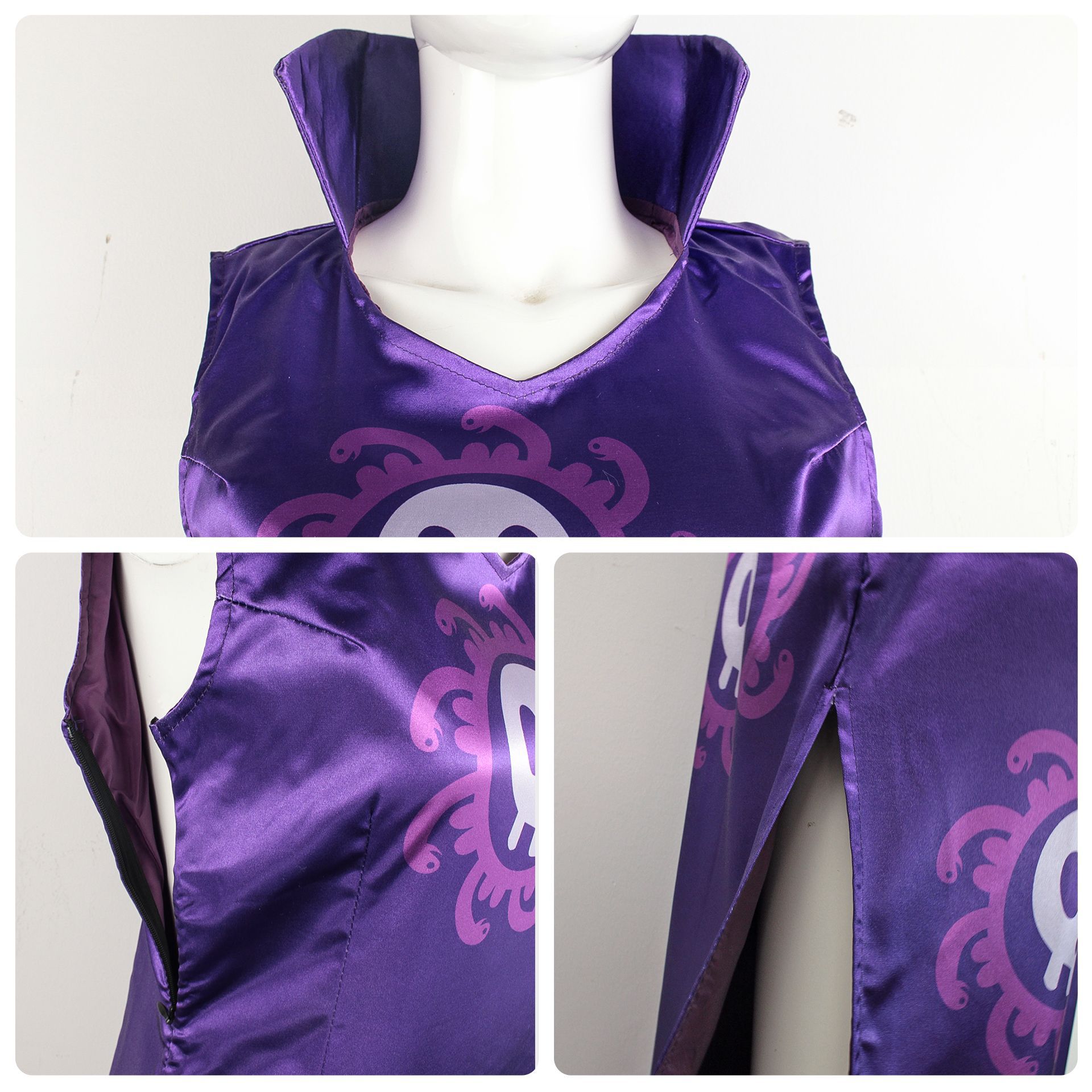 ハロウィンc服女帝蛇姫コスプレ服ハンコックのチャイナドレス