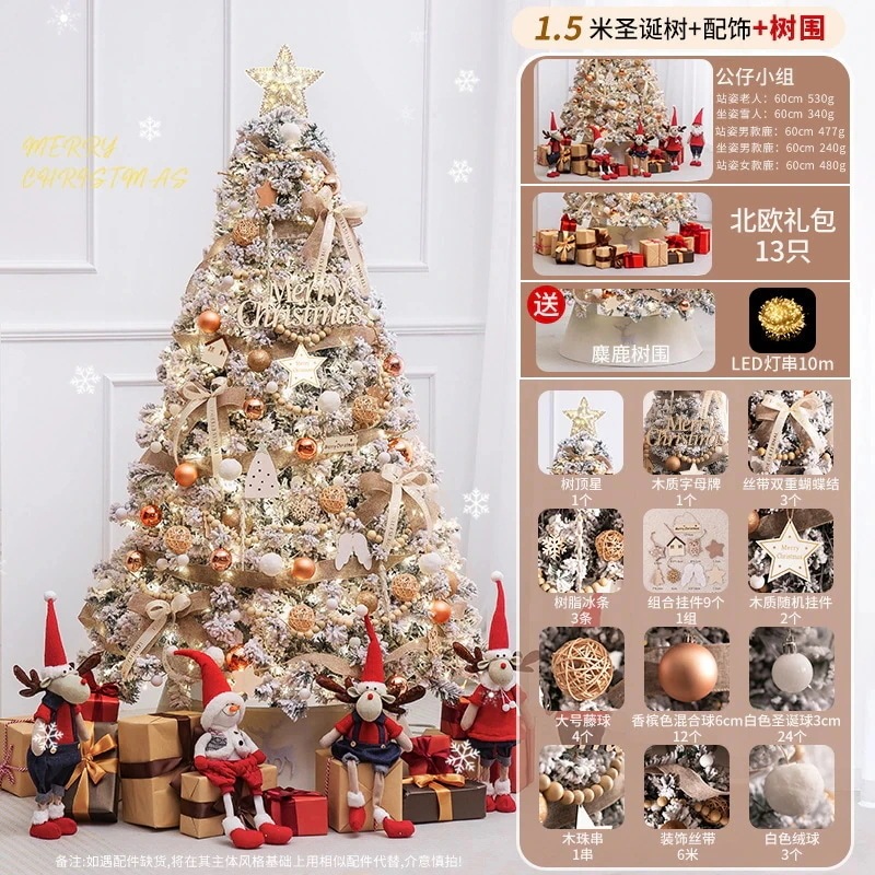 2024新しいクリスマスツリー装飾家庭用置物大型diyシミュレーションツリー北欧 mdprevattcaulkingandwaterproofing.com