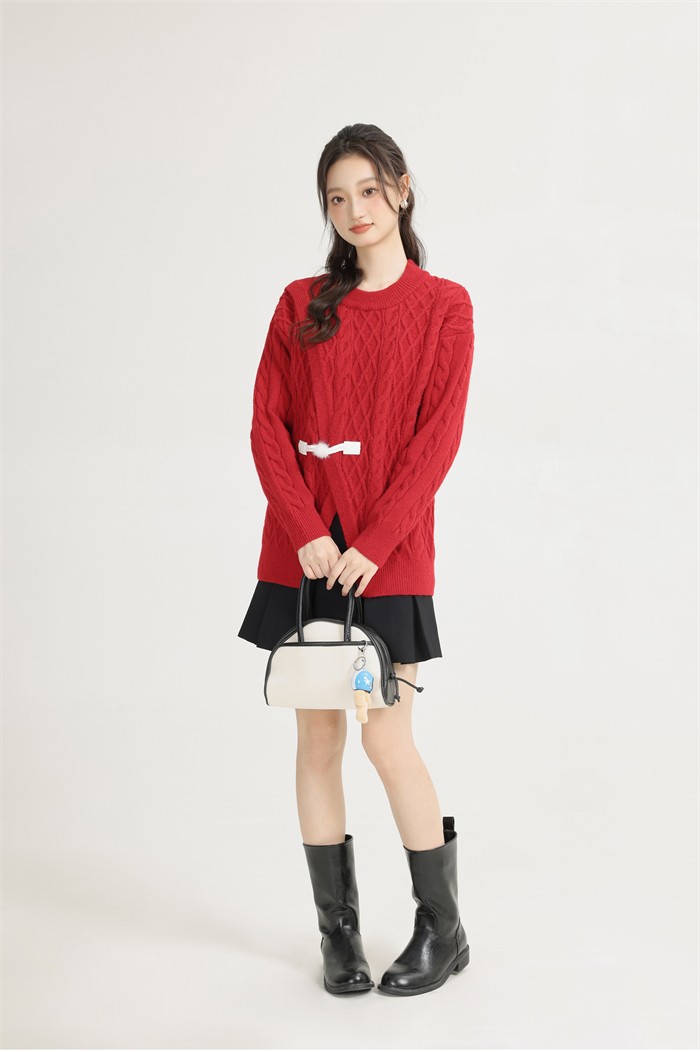 ニット レディース トップス ニットウェア セーター 長袖 長そで 丸首 赤 レッド きれいめ 秋 冬 凹凸感 可愛い かわいい オシャレ クリスマス ニット レディース トップス ニットウェア セーター 長袖 長そで 丸首 赤 レッド きれいめ 秋 冬 凹凸感 可愛い かわいい オシャレ クリスマス