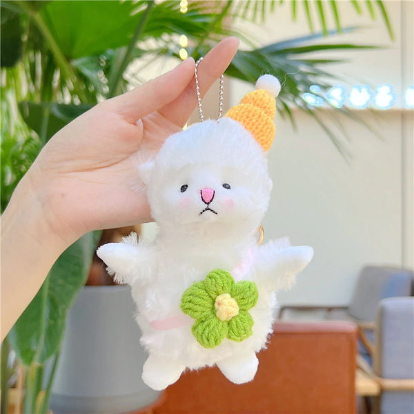 Qoo10] ヒツジストラップヒツジのぬいぐるみキーホ