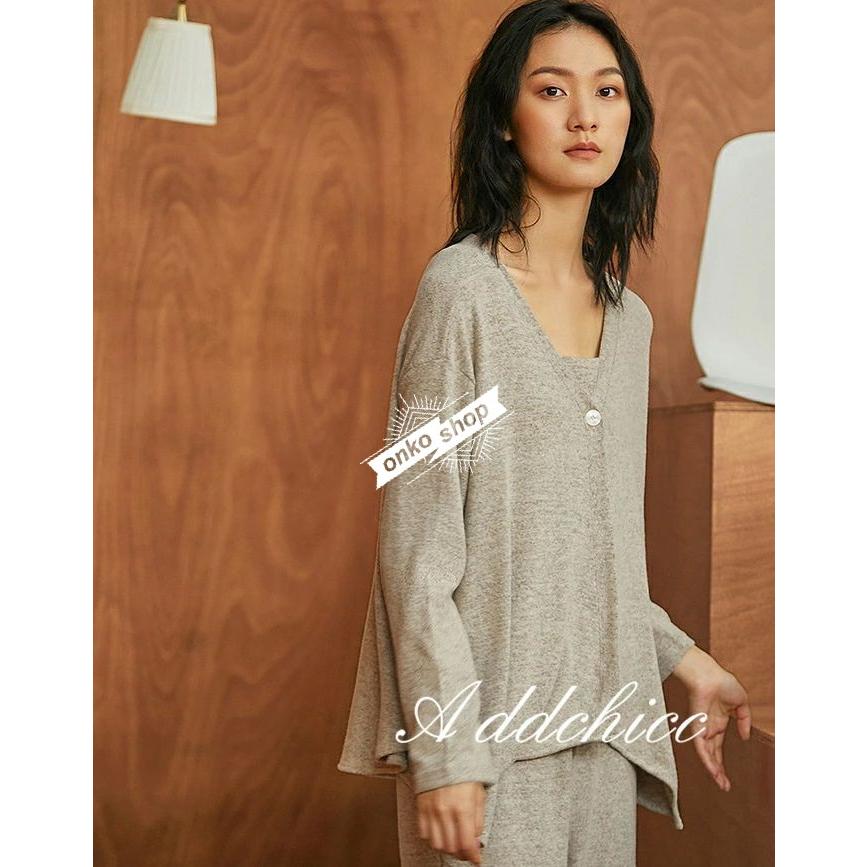 【値下げ!】今日限りで パジャマ レディース ルームウェア 夏 長袖 かわいい ナイトウェア 春夏 無地 ドット 部屋着 キャミソール+トップス+ズボン 上下3点セット おしゃれ ギフト 女性 3日以 【値下げ!】今日限りで パジャマ レディース ルームウェア 夏 長袖 かわいい ナイトウェア 春夏 無地 ドット 部屋着 キャミソール+トップス+ズボン 上下3点セット おしゃれ ギフト 女性 3日以