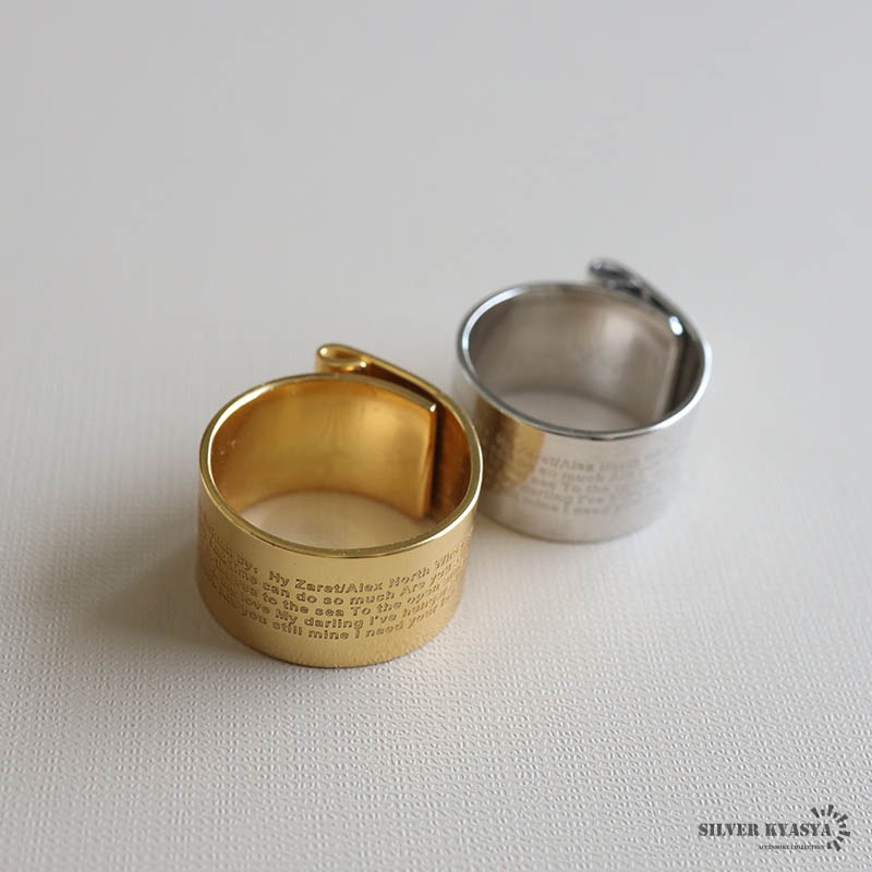 シルバー925 ラベルリング [cr656]