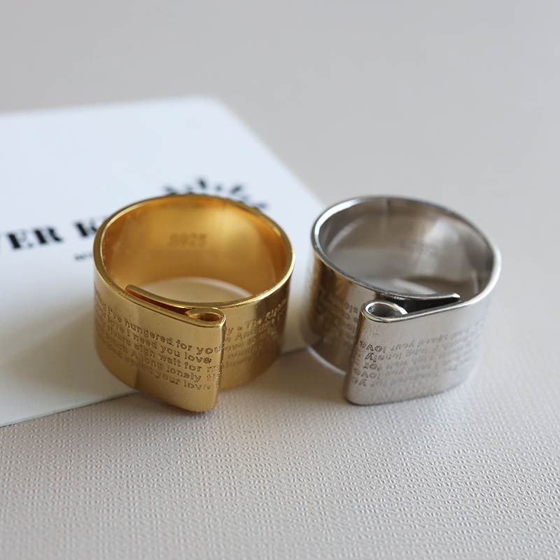 シルバー925 ラベルリング [cr656]