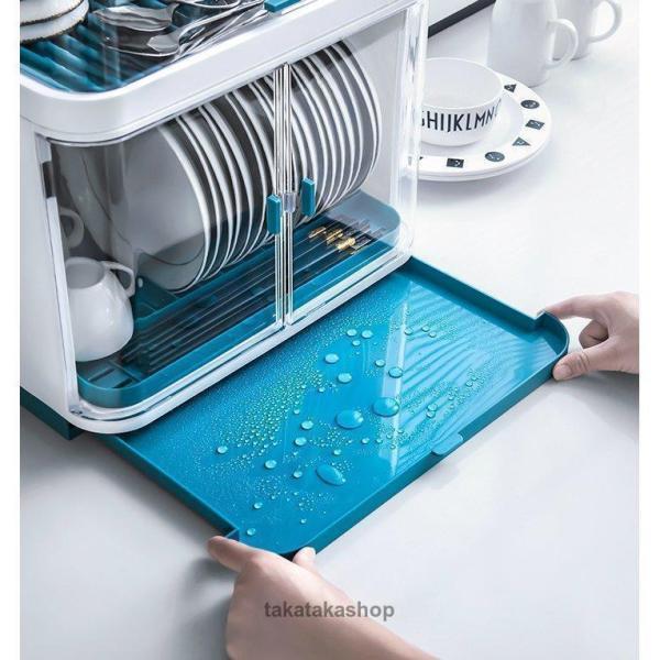 日用雑貨 キッチン雑貨 キッチン用品 収納 収納ボックス お皿 水切りラック 蓋付き 大容量 キッチンアイテム ホワイト ブルーフェミニン おしゃれ 日用雑貨 キッチン雑貨 キッチン用品 収納 収納ボックス お皿 水切りラック 蓋付き 大容量 キッチンアイテム ホワイト ブルーフェミニン おしゃれ