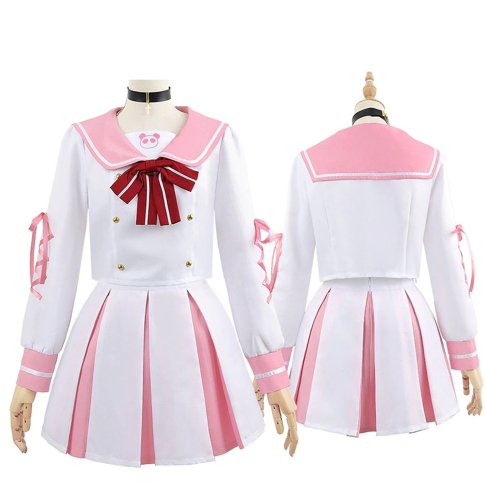 ハロウィン 制服 パーカー VTuber ささきさく 笹木咲 クリスマス にじさんじ バーチャルYouTuber ウィッグ靴追加可 パンダ