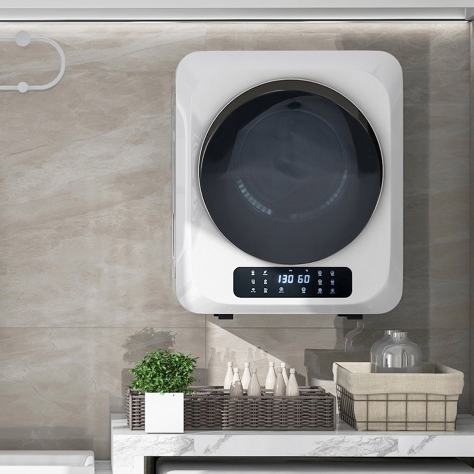 【国内即日発送】衣類乾燥機 小型 3kg タッチパネル操作 除湿 壁掛け 衣類 乾燥 布団乾燥 家庭用 ダークグレー