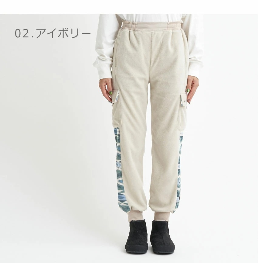 MADE FOR THE MOUNTAIN PANTS フリース カーゴパンツ RPT234804 レディース ウェア ウエア ボトムス ズボン 長ズボン 撥水 はっ水 防寒 暖かい