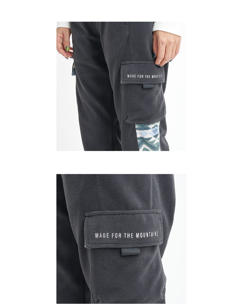 MADE FOR THE MOUNTAIN PANTS フリース カーゴパンツ RPT234804 レディース ウェア ウエア ボトムス ズボン 長ズボン 撥水 はっ水 防寒 暖かい