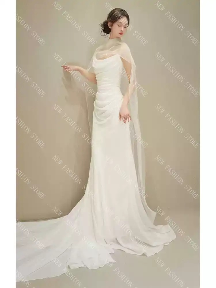 ウエディングドレス 白-48 ウエディングドレス 白-48