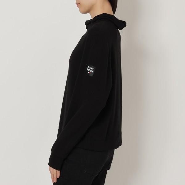 Tシャツ カットソー トレーナー スウェット プルオーバー ブラック レディース TOMMY HILFIGER TP3T1009 BLK Tシャツ カットソー トレーナー スウェット プルオーバー ブラック レディース TOMMY HILFIGER TP3T1009 BLK