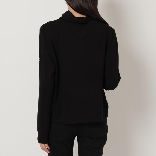 Tシャツ カットソー トレーナー スウェット プルオーバー ブラック レディース TOMMY HILFIGER TP3T1009 BLK Tシャツ カットソー トレーナー スウェット プルオーバー ブラック レディース TOMMY HILFIGER TP3T1009 BLK