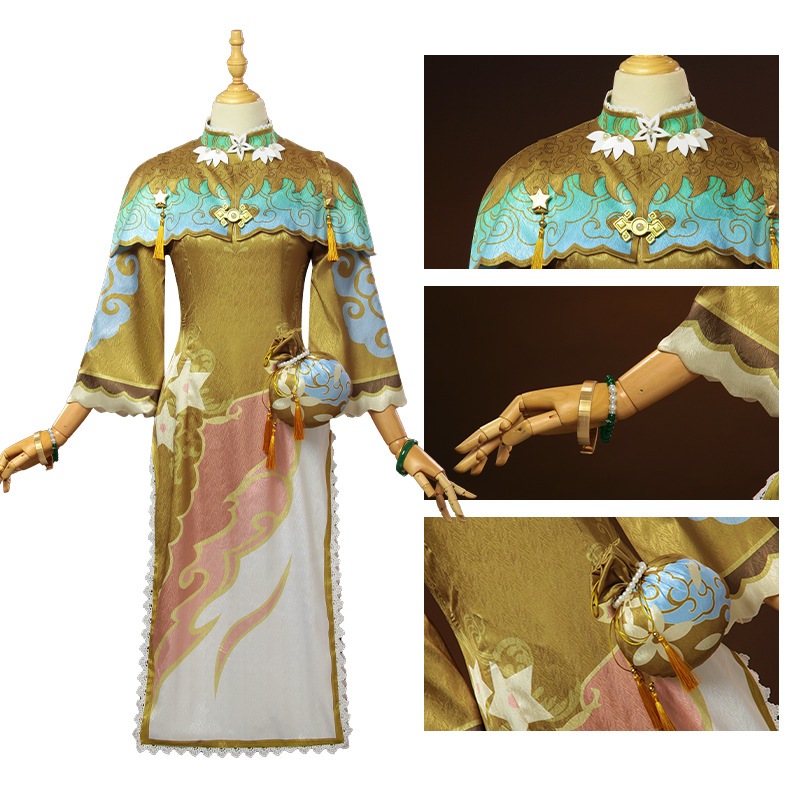5番目の性格のおもちゃベンダーhua Qianshu Cosplay 2d Animation Qizhen Fashion Cos Golden Skin C Clothing 5番目の性格のおもちゃベンダーhua Qianshu Cosplay 2d Animation Qizhen Fashion Cos Golden Skin C Clothing