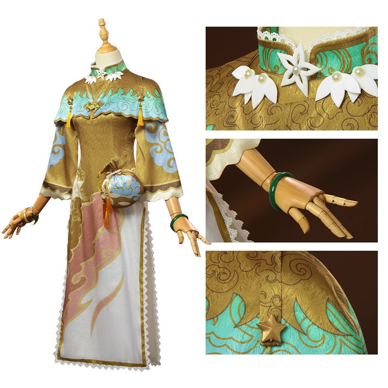 5番目の性格のおもちゃベンダーhua Qianshu Cosplay 2d Animation Qizhen Fashion Cos Golden Skin C Clothing 5番目の性格のおもちゃベンダーhua Qianshu Cosplay 2d Animation Qizhen Fashion Cos Golden Skin C Clothing