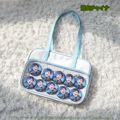 トレイ 缶バッジ 痛バ Qoo10] 痛バッグ 痛バ 缶バッジプレート付き 2