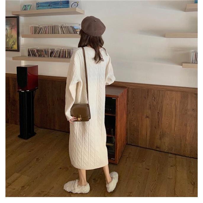 春 夏 ニットワンピ ゆったり レディース ニットワンピース Vネック ロングワンピ 厚手 ワンピース ニット 秋冬 長袖ワンピース オーバーサイズ 春 夏 ニットワンピ ゆったり レディース ニットワンピース Vネック ロングワンピ 厚手 ワンピース ニット 秋冬 長袖ワンピース オーバーサイズ