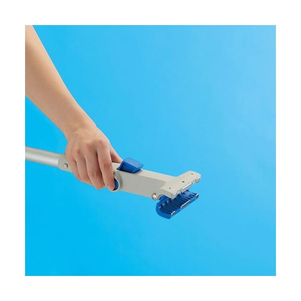 山崎産業プロテック フリーハンドルタッチワン アルミS ブルー MO657-00SU-MB-BL 1本 山崎産業プロテック フリーハンドルタッチワン アルミS ブルー MO657-00SU-MB-BL 1本