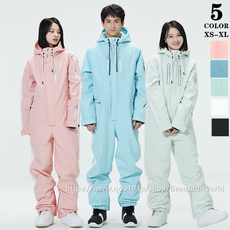スノーボードウェア ワンピースオールインワン 男女兼用スキーウェア メンズ レディース男女兼用 撥水防風 保温 雪遊び 中綿 暖かい スノーボードウェア ワンピースオールインワン 男女兼用スキーウェア メンズ レディース男女兼用 撥水防風 保温 雪遊び 中綿 暖かい