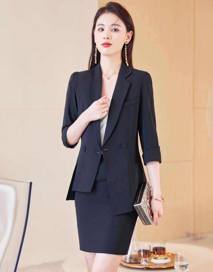 上品 女性スーツ 「上着のみ」 レディースファッション OL 通勤スーツ 制服 カジュアル 長袖 ビジネス 成人式 コート 着痩せ スーツ 司会 七分袖 フォマール 洗える ファッション Size : 上品 女性スーツ 「上着のみ」 レディースファッション OL 通勤スーツ 制服 カジュアル 長袖 ビジネス 成人式 コート 着痩せ スーツ 司会 七分袖 フォマール 洗える ファッション Size :