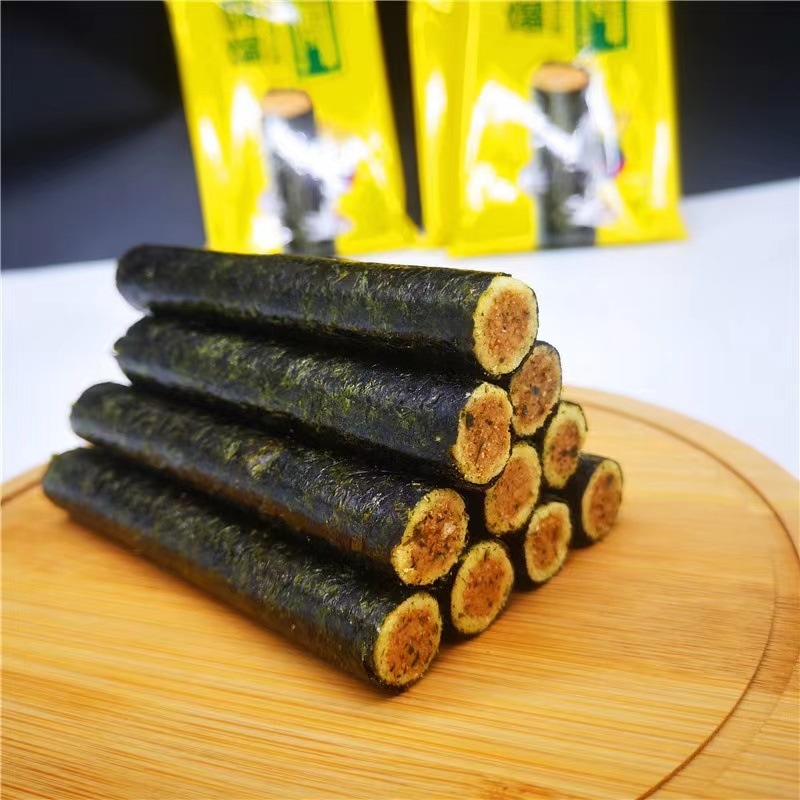 韓世ハイ爆肉松海苔巻独立小包バルク重量5斤レジャー食品