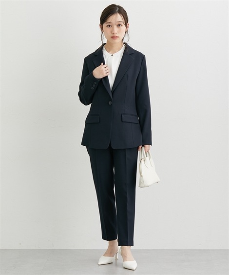 パンツスーツ 小さいサイズ レディーススーツ ２点セットスーツ テーラードジャケット＋テーパードパンツ 低身長さん・小柄女性