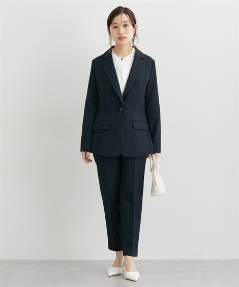パンツスーツ 小さいサイズ レディーススーツ ２点セットスーツ テーラードジャケット＋テーパードパンツ 低身長さん・小柄女性