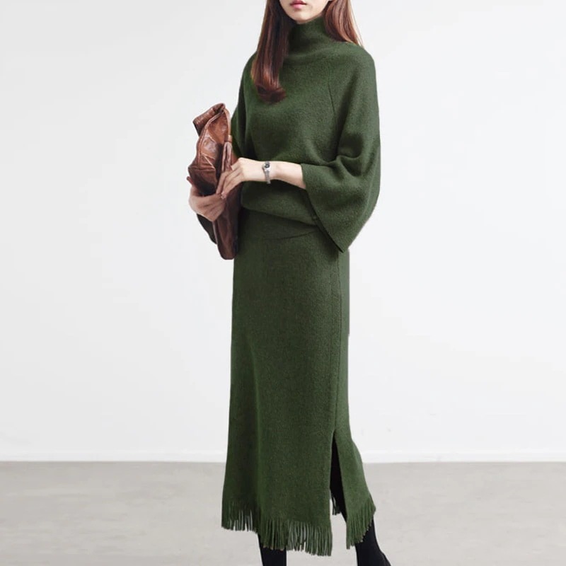 2023人気韓国ファッション秋服セットアップワンピースプリツスカト上下二点ンドスウェット肌にやさしい綿長袖立ち襟アウター無地スウェットパンツレディーストレーニングウェアスポーツウェア