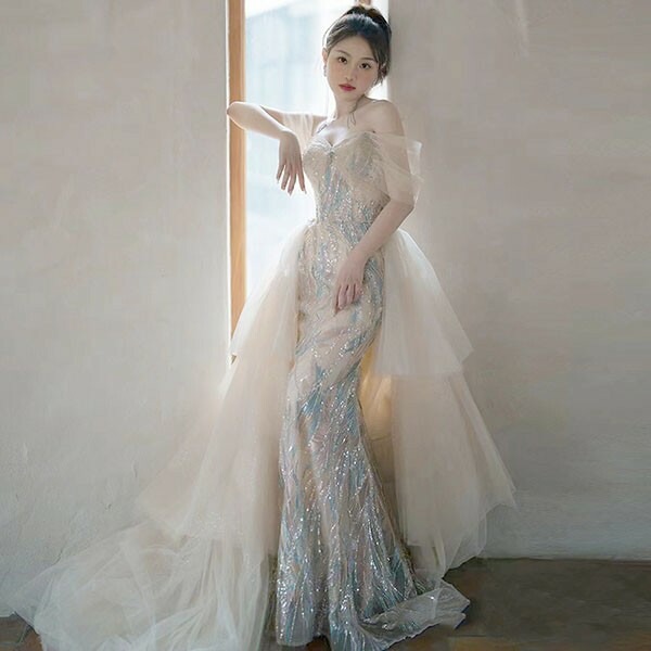 ドレス 大人 ピアノ 発表会 ロングドレス 演奏会 演奏会用ドレス ピアノ発表会 結婚式 高校生 パーティードレス 演奏会ドレス 母親 コンクール イブニングドレス ロング マーメイドドレス 小さいサ