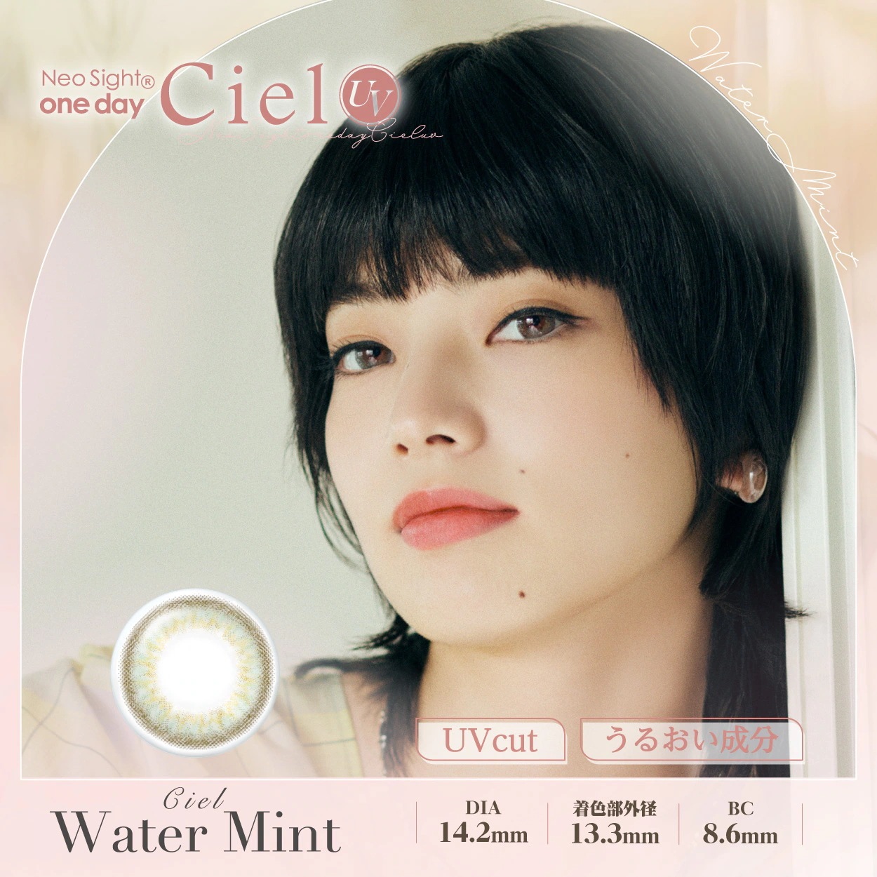 ネオサイトワンデーシエルUV 6箱セット (1箱5枚) お試しパック ワンデー カラーコンタクト カラコン 1日使い捨て ナチュラル 度あり 度なし