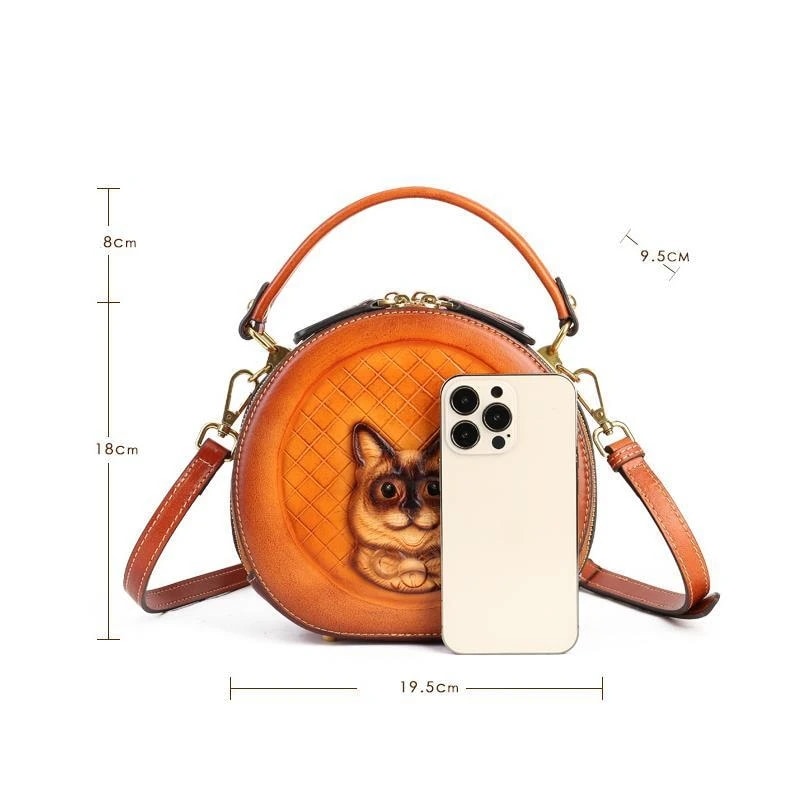 女性のための本物の革のショルダーバッグ,女性のためのビンテージスタイルのバッグ,動物のパターン,エンボス加工,手作り,高級デザイナー,新しいコレクション2022