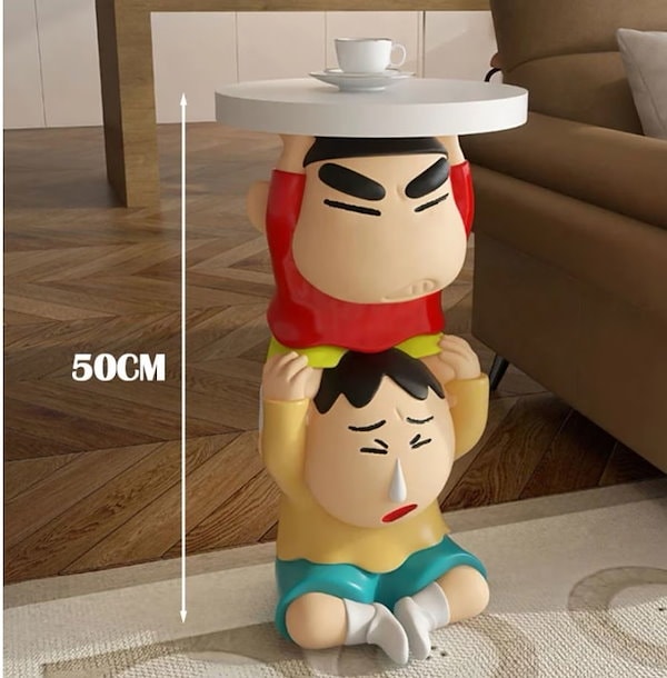 クレヨンしんちゃん しんちゃん サイドテーブル 50cm sold outでも在庫あり】クレヨンしんちゃんしんちゃん 大口 収納