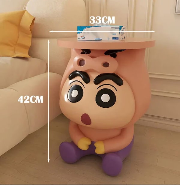 クレヨンしん ちゃんしんちゃん サイドテーブル 45cm Qoo10] クレヨンしんちゃん サイドテーブル ボー : 家具・インテリア